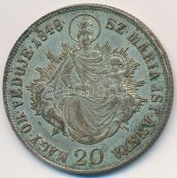 1848KB 20kr Ag "V. Ferdinánd" T:2- patina