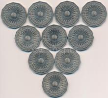 Ausztrália 1977. 50c "Ezüst jubileum" (10x) T:1-,2 Australia 1977. 50 Cents "Silver Jubilee" (10x) C:AU,XF
