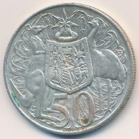 Ausztrália 1966. 50c Ag "II. Erzsébet" T:2,2- Australia 1966. 50 Cents Ag "Elizabeth&...