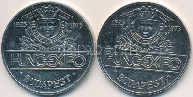 1975. "HUNGEXPO / Budapesti Tavaszi Nemzetközi Vásár" ffém zseton (2x) (32mm) T:2