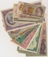 30db-os vegyes magyar és külföldi bankjegy tétel T:vegyes
30pcs of various banknotes C:mixed