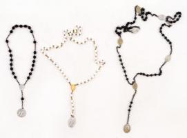 Vegyes rózsafüzér tétel: Mária könnye, Szent Rita, ect., 3db