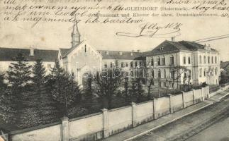 Gleisdorf, 'Pensionat und Kloster der ehrw. Dominikanerinnen' / boarding school and monastery of the Dominican Order (EK)