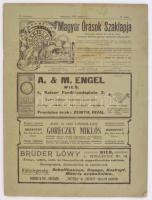 1908 a Magyar Órások Szaklapja 10. évf. 11. lapszáma, benne számos érdekességgel