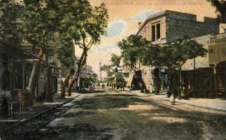 Alexandria, Alexandrie; Rue de la Colonne de Pompey / street (Rb)