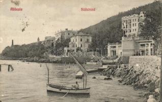 Abbazia, Südstrand, rowboat (small tear)