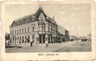 Makó, Széchenyi tér, Faludy Imre kereskedése, üzletek; kiadja ifj. Gaál László