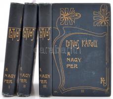 Eötvös Károly: A nagy per, mely ezer éve folyik, s még sincs vége I-III. kötet, Bp., 1902, Révai Testvérek. Kiadói aranyozott, szecessziós-egészvászon sorozatkötésben, jó állapotban.