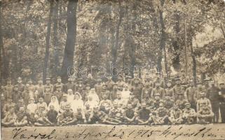 1915 Arad, Városligeti hadikórház; Urai János felvétele / hospital in the city park, photo (EB)