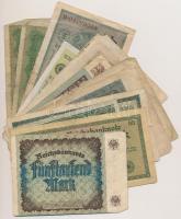 Németország / Weimari Köztársaság 1919-1923. 30db-os vegyes bankjegy tétel T:vegyes Germany / Weimar Republic 1919-1923. 30pcs of banknotes C:mixed