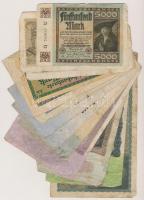 Németország / Weimari Köztársaság 1919-1923. 30db-os vegyes bankjegy tétel T:vegyes
Germany / Weima...