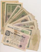 Németország / Weimari Köztársaság 1919-1923. 30db-os vegyes bankjegy tétel T:vegyes Germany / Weimar Republic 1919-1923. 30pcs of banknotes C:mixed