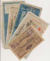 Német Birodalom 1908-1918. 20db-os vegyes bankjegy tétel T:vegyes
German Empire 1908-1918. 20pcs of...
