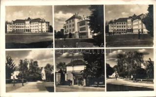 Nagyvárad, Csendőrlaktanya, mozaiklap / gendarm's barracks, multi-view