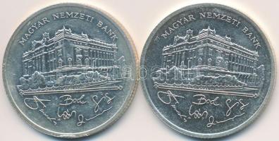 1992. 200Ft Ag "MNB" (2x) T:2