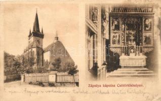 Csütörtökhely, Spissky Stvrtok; Templom. Divald Károly fia, Eperjes / church (fl)