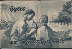 cca 1950 Gyere az agráregyetemre! propagandanyomtatvány, pp:13, 13x20cm