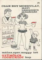 cca 1960 Retró reklámnyomtatványok, 6db, különböző méretben és minőségben, 17x13cm és 24x17cm