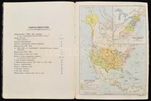 cca 1930-40 Történelmi atlasz a világtörténelem tanításához, legújabb kor, tervezték Albisi Barthos ...