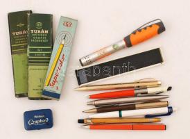 Vegyes írószer tétel: Turán irónbetétek, tollhegyek, tollak, stb.