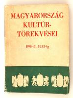 Magyarország kultúrtörekvései 896-tól-1935-ig. Bp., 1935, Központi Gyógy- és Üdülőhelyi Bizottság. 319+(1) p. Kiadói papírkötésben. Gazdag képanyaggal, jó állapotban.