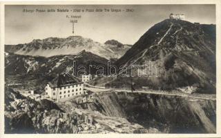 Passo dello Stelvio, Albergo. Pizzo delle Tre Lingue / alpine hotel