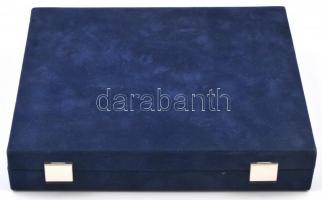 "The Historic Coins of Great Britian" kék bársonyborítású érmetartó kazetta 12db férőhelly...