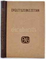 Dr. Kotsis Endre: Épületszerkezettan. Bp., é.n., Egyetemi Ny. 376 p. Számos szövegközti és egész oldalas képpel, fényképpel illusztrálva. Kiadói félvászon kötésben, több lap sarkában elázás nyoma.