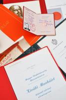 10db vegyes szocialista kitüntetést adományozó okirat, igazolvány, emléklap