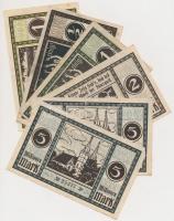 Németország / Weimari Köztársaság / Göppingen 1923. 6db szükségpénz T:III
Germany / Weimar Republic...