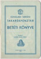 1938. "Czegléd Városi Takarékpénztár" betéti könyve