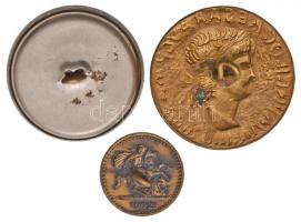 3db klf érmét ábrázoló gomb