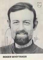 Roger Whittaker angol énekes zeneszerző aláírása fényképen