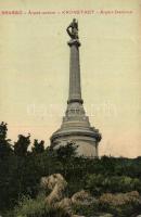 Brassó, Brasov; Árpád szobor, kiadja Csiby Béla / statue (EM)