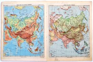 Dr. Kogutowicz Károly iskolai atlasza. Bp., 1931, Kókai. Kiadói kopottas papírkötésben. Egy lap kijá...