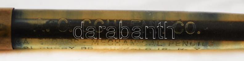 Régi amerikai és egy Markant márkájú golyóstoll, kopottas,jelzett, 2db, 13cm