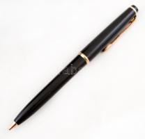 Mont Blanc golyóstoll betét nélkül, eredeti dobozban, jelzett, 13cm + Mont Blanc tinta eredeti üvegb...