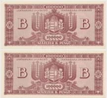 1946. 100.000BP (5x) T:I,I- csak enyhe sarokhajlás