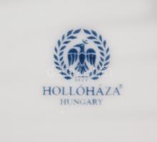 Hollóházi Dalostalálkozó Füzér 2 db falitányér, matricás, jelzett, hibátlan, eredeti dobozában, d:27...