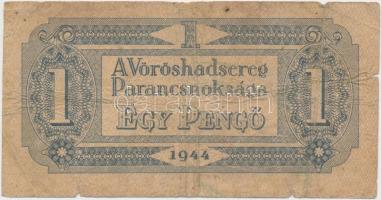 1944. 1P "A Vörös Hadsereg Parancsnoksága" sorszámmal T:III-
