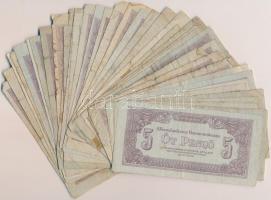 1944. 5P "A Vörös Hadsereg Parancsnoksága" (80x) T:vegyes