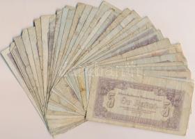 1944. 5P "A Vörös Hadsereg Parancsnoksága" (80x) T:vegyes