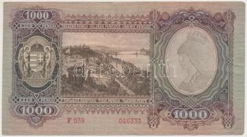 1943. 1000P (3x) sorszámkövetők T:III kis szakadás