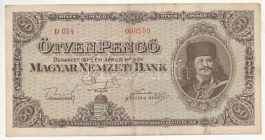 1945. 50P (4x) T:III