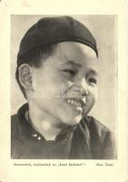 69 db vallással kapcsolatos képeslap érdekességekkel; régi és modern lapok vegyes minőségben, ismétl...