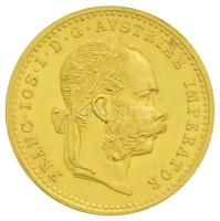 Ausztria 1915. 1D Au "Ferenc József" utánveret (3.5g/0.986) T:2  Austria 1915. 1 Ducat Au "Franz Joseph I" restrike (3.5g/0.986) C:XF Krause KM# 2267