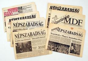 Napilapszámok a rendszerváltás korszakából, 1988-1990 között. Többek közt "Megalakult a Magyar Szocialista Párt" címlappal. 2 szám 1995-1996-ból. Összesen 7 szám.