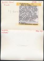 cca 1970 Szíria, Aleppo, Haleb 11 db MTI sajtófotó / Syria Press photos 16x12 cm