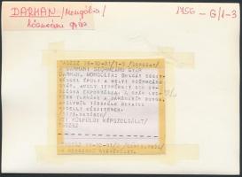 cca 1970 Mongolia ipari üzemek 5 db feliratozott MTI sajtófotó / Mongolia Press photos 16x12 cm