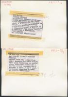 cca 1970 Japán, Okinawa 6 db feliratozott MTI sajtófotó / Japan, Okinawa 8 press photos 16x12 cm